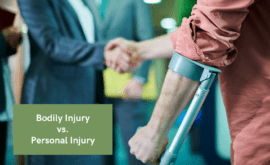 Bodily injury vs personal injury