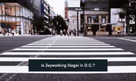 Pedestrians jaywalking illegal in d